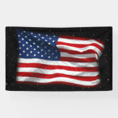 Banderoles Drapeau américain patriotique États-Unis (Horizontal)