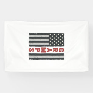 Banderoles Drapeau américain vintage vectoriel patriotique de