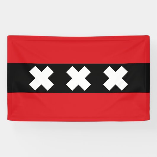 Banderoles Drapeau Amsterdam (Horizontal)