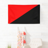 Banderoles Drapeau anarchiste (Anarchisme) (En situation)