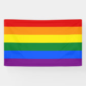 Banderoles Drapeau arc-en-ciel LGBT (Horizontal)