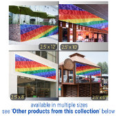 Banderoles Drapeau arc-en-ciel LGBT bandes arc-en-ciel gay pr