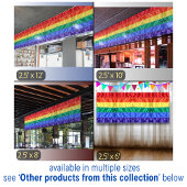 Banderoles Drapeau arc-en-ciel LGBTQ Stripes arc-en-ciel LGBT