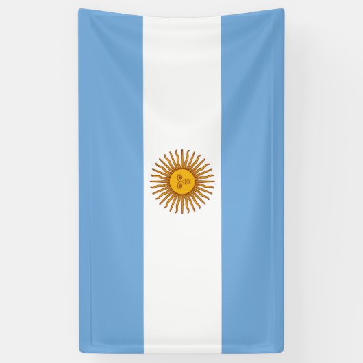 Banderoles Drapeau Argentine (Vertical)