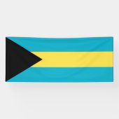 Banderoles Drapeau bahaméen (Horizontal)