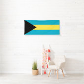 Banderoles Drapeau bahamien (En situation)