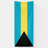 Banderoles Drapeau bahamien (Vertical)