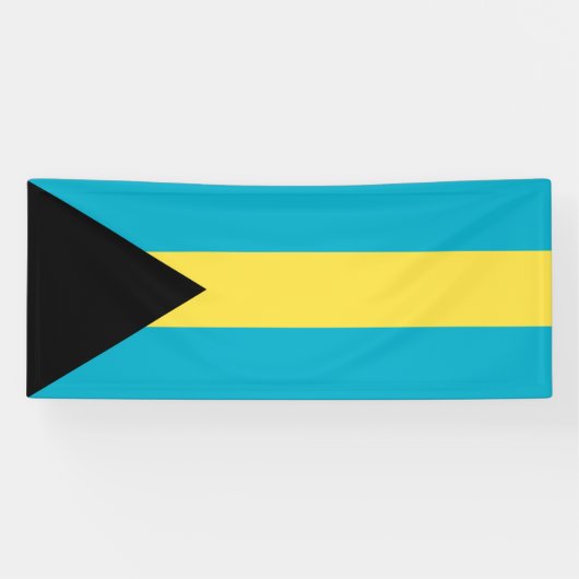 Banderoles Drapeau bahamien (Horizontal)
