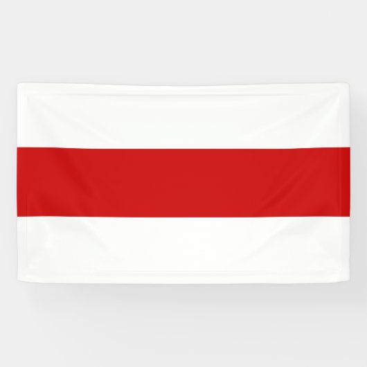 Banderoles Drapeau biélorusse (rouge et blanc) (Horizontal)