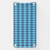 Banderoles Drapeau bleu Bavaria Rhombus Motif (Verticale)