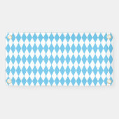 Banderoles Drapeau bleu et blanc Bavière Rhombus Motif (Horizontal)
