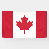 Banderoles Drapeau Canada (Horizontal)