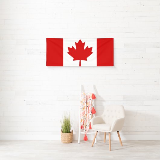 Banderoles Drapeau canadien (En situation)