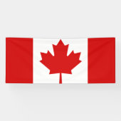 Banderoles Drapeau canadien (Horizontal)