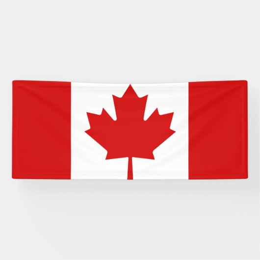 Banderoles Drapeau canadien (Horizontal)