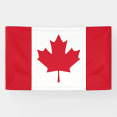 Banderoles Drapeau canadien (Horizontal)