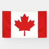 Banderoles Drapeau canadien (Horizontal)