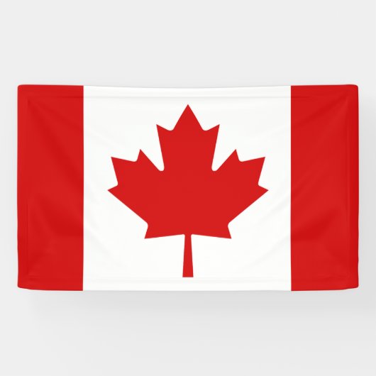 Banderoles Drapeau canadien (Horizontal)