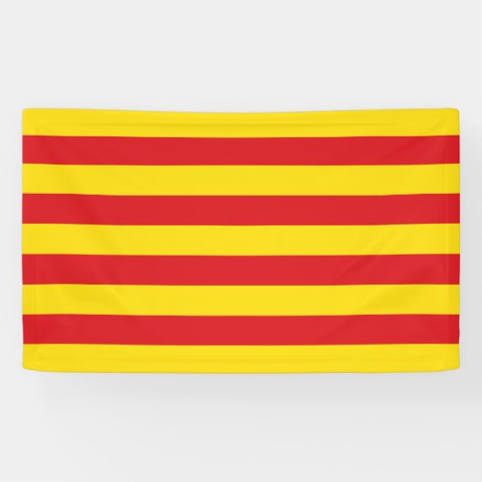 Banderoles Drapeau catalan (Catalogne) (Horizontal)