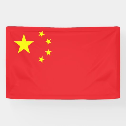 Banderoles Drapeau chinois (Horizontal)