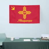Banderoles Drapeau d'Albuquerque (Nouveau-Mexique) (Salon professionnel)