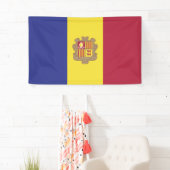 Banderoles drapeau d'Andorre (En situation)