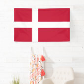 Banderoles Drapeau Danemark  (En situation)