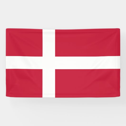 Banderoles Drapeau Danemark  (Horizontal)