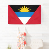 Banderoles Drapeau d'Antigua-et-Barbuda (En situation)