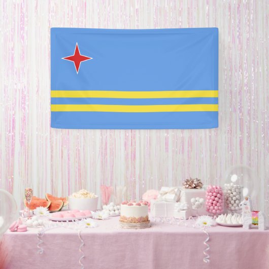 Banderoles Drapeau d'Aruba (Fête)
