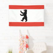 Banderoles Drapeau de Berlin (ville allemande) (En situation)