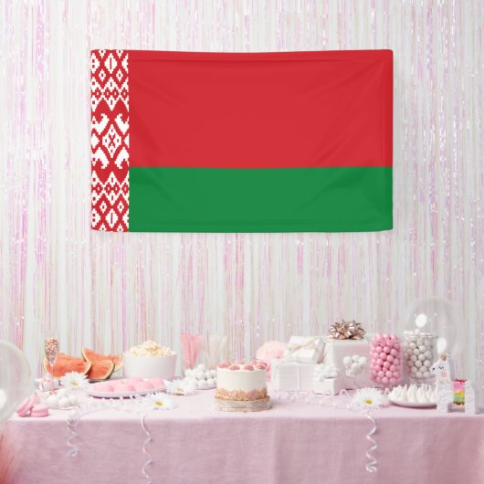 Banderoles Drapeau de Biélorussie (Fête)