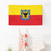 Banderoles Drapeau de Bogotá (capitale colombienne) (En situation)