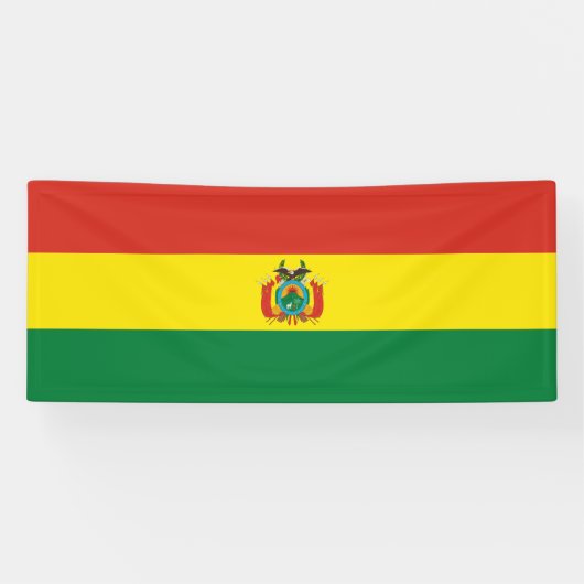Banderoles Drapeau de Bolivie patriotique (Horizontal)