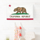 Banderoles Drapeau de Californie (En situation)