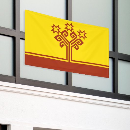 Banderoles Drapeau de Chuvashia (Bâtiment extérieur)