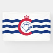 Banderoles Drapeau de Cincinnati (Ohio) (Horizontal)