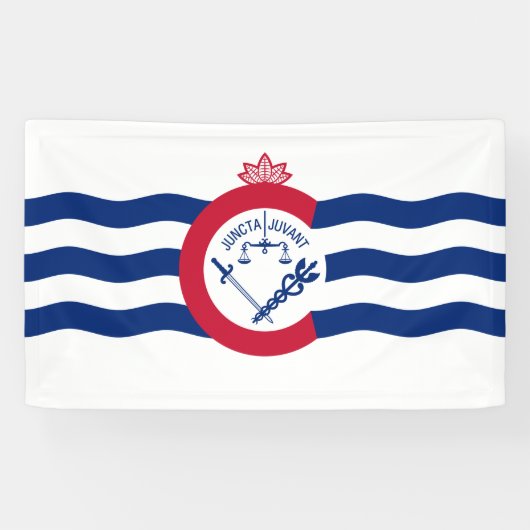 Banderoles Drapeau de Cincinnati (Ohio) (Horizontal)