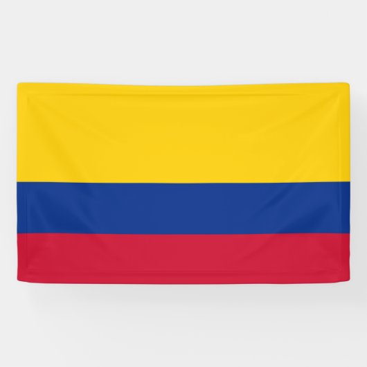 Banderoles Drapeau de Colombie (Horizontal)