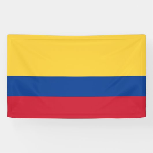 Banderoles Drapeau de Colombie (Horizontal)