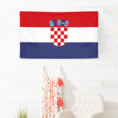 Banderoles Drapeau de Croatie (En situation)