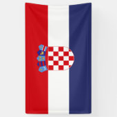 Banderoles Drapeau de Croatie (Vertical)