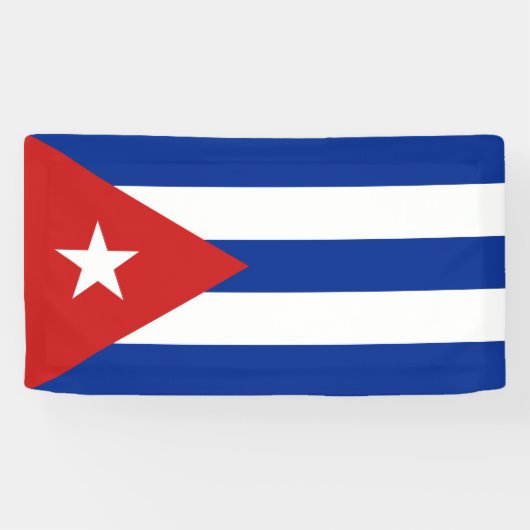 Banderoles Drapeau de Cuba (Horizontal)