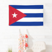 Banderoles Drapeau de Cuba (En situation)