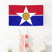 Banderoles Drapeau de Dallas (Texas) (En situation)