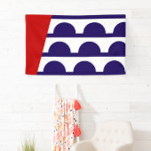 Banderoles Drapeau de Des Moines (Iowa City) (En situation)