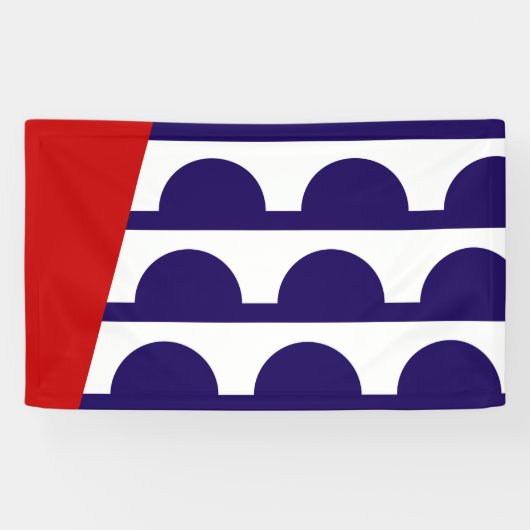 Banderoles Drapeau de Des Moines (Iowa City) (Horizontal)