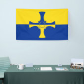 Banderoles Drapeau de Durham (Comté d'Angleterre, RU) (Salon professionnel)
