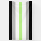 Banderoles Drapeau de fierté agender (Vertical)