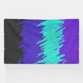 Banderoles Drapeau de Fierté Alexigender Abstrait Squiggly Tr (Horizontal)